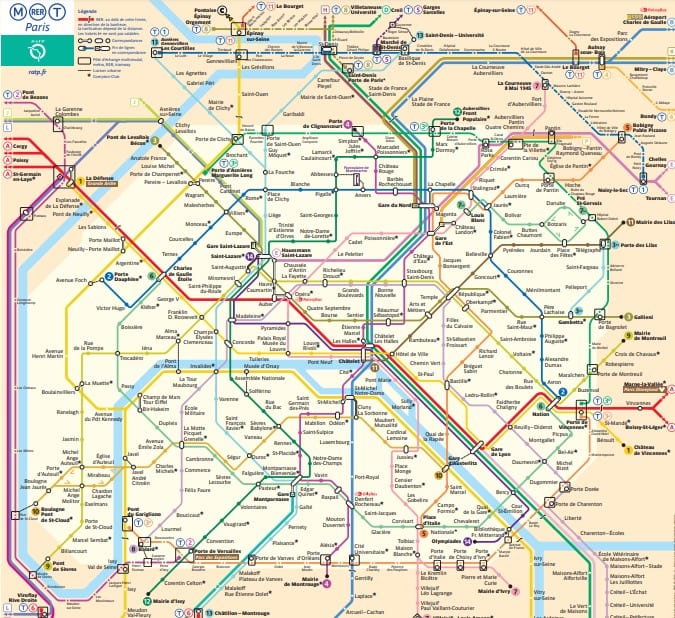 Táxi, carro, ônibus, trem e metrô de Paris: guia dos meios de ...